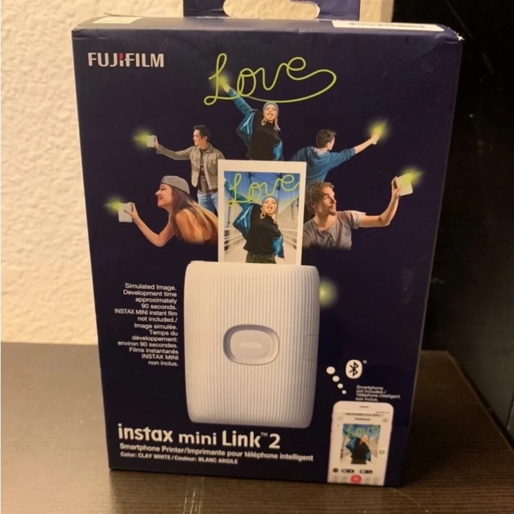 FujiFilm Instax Mini Link 2 (Bluetooth Polaroid Printer) (New)